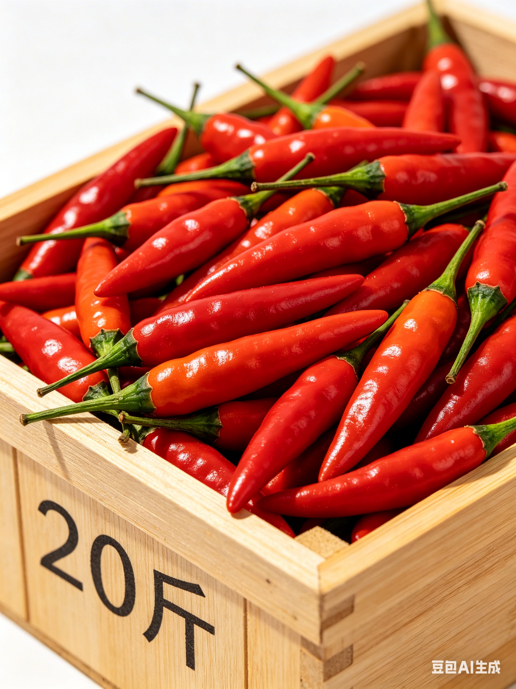 云南普通红小米椒框装20斤