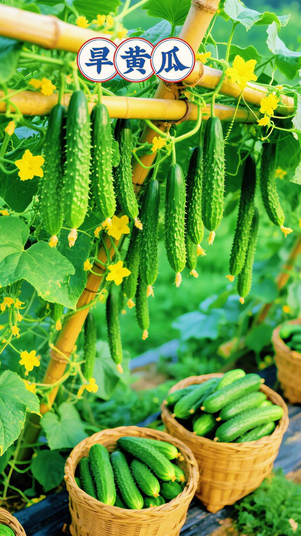 本地旱黄瓜袋装45斤