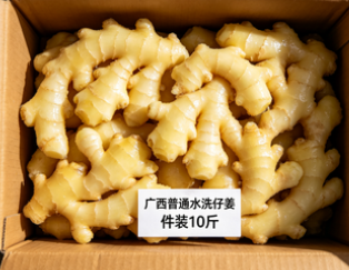 广西普通水洗仔姜件装10斤