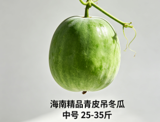 海南精品青皮吊冬瓜 中号   25-35斤